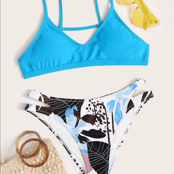 Blue Print Bikini - Picture 1 of 2